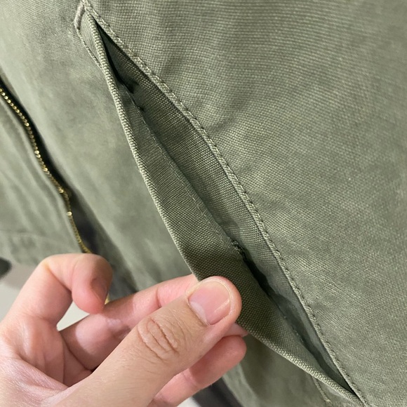 Olive Green Women's Jacket - Picture 9 of 14